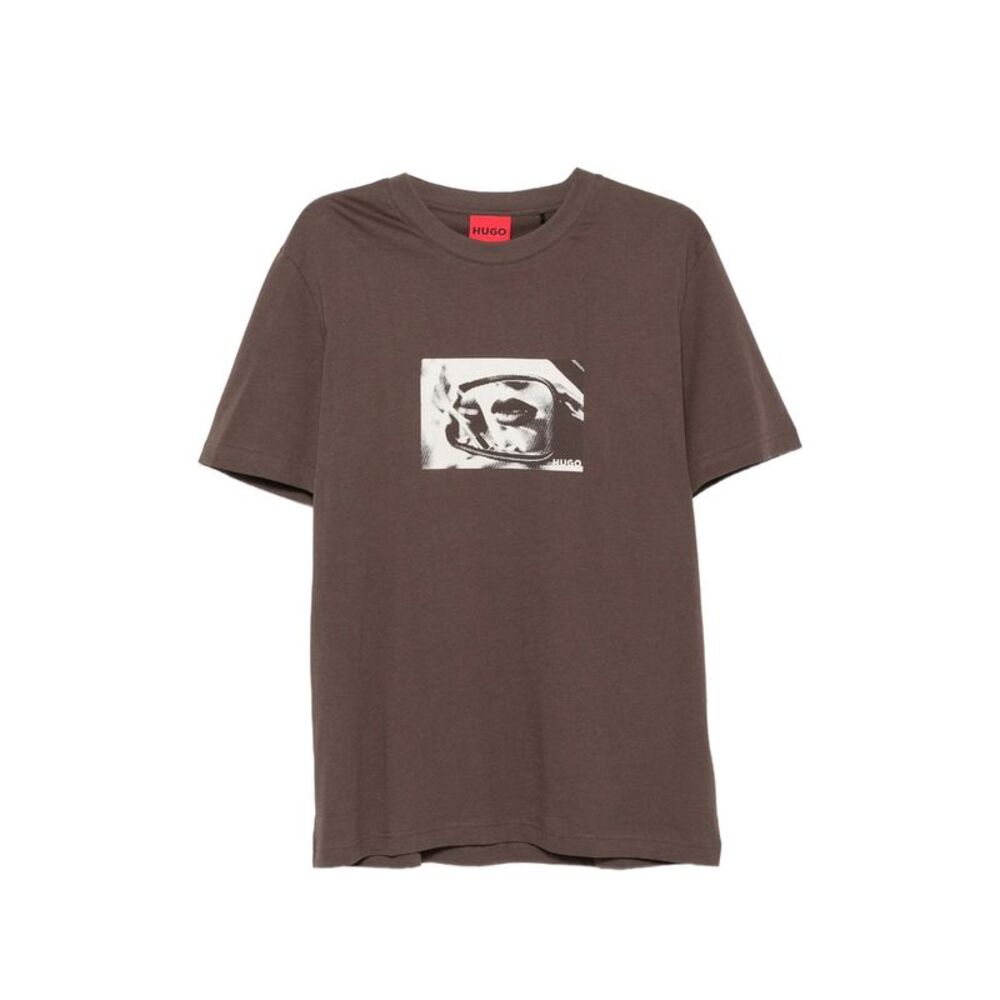 Hugo Brown T-Shirts & Vests Men